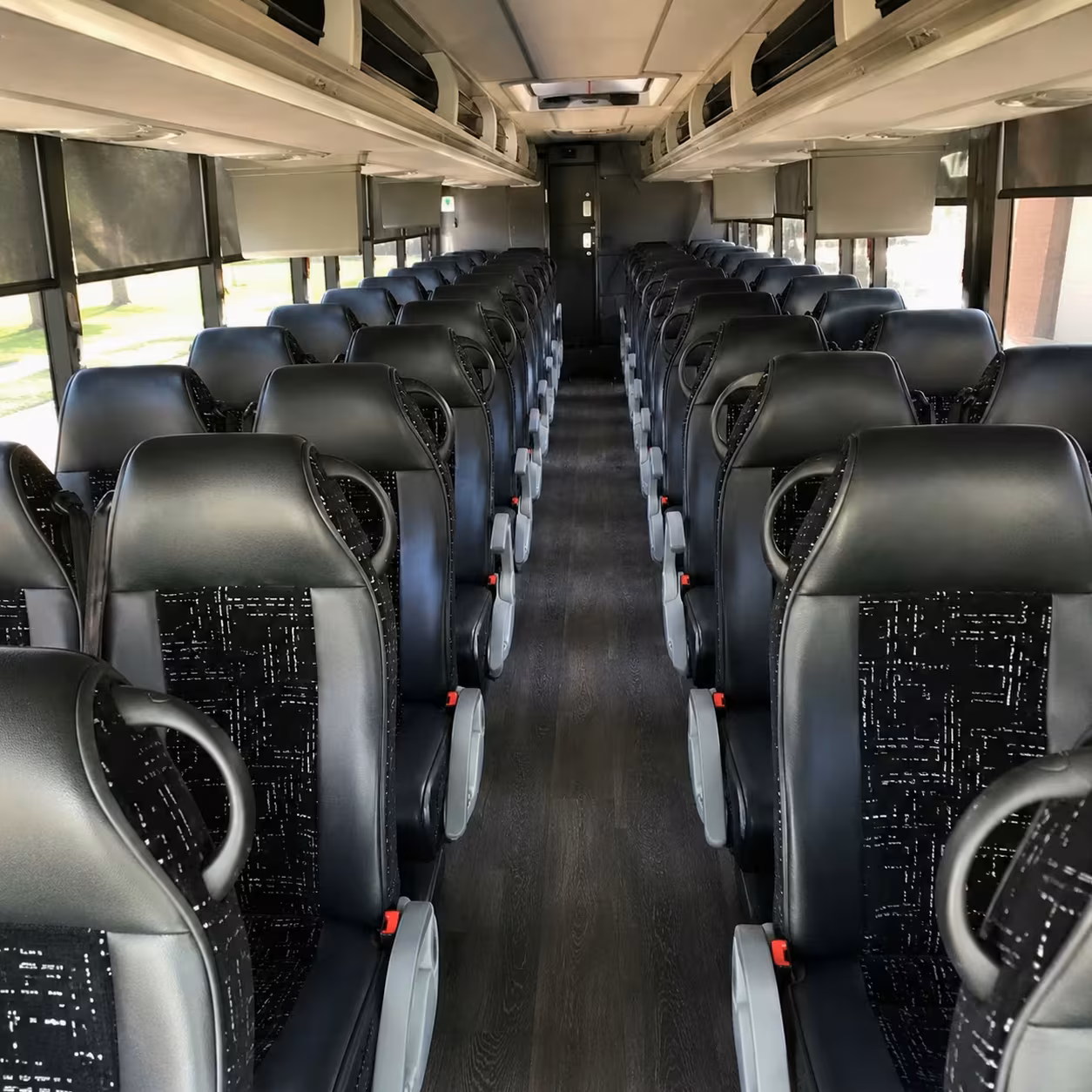 cerritos charter bus interior gallery