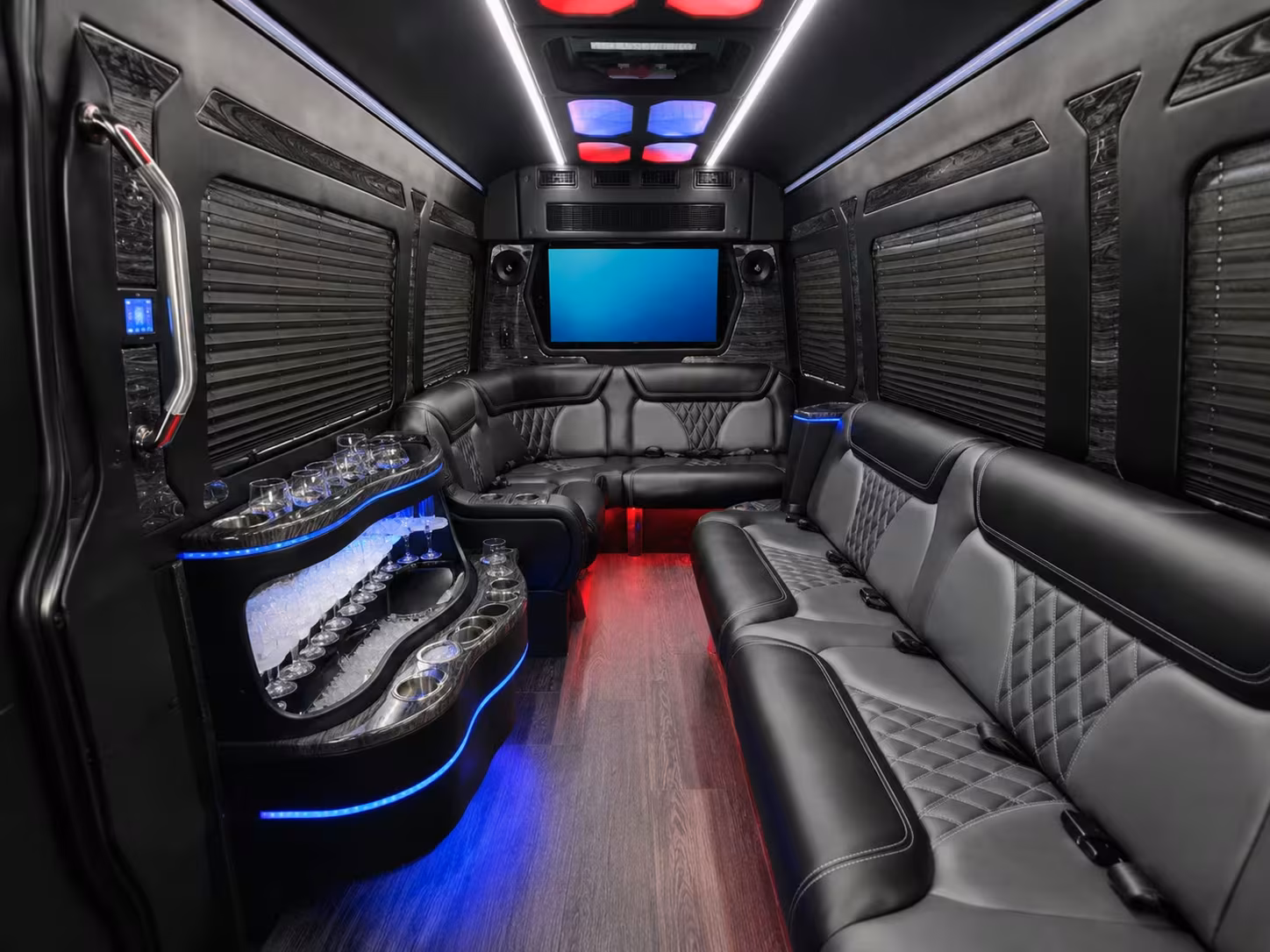 cerritos prom shuttle buses for photo stops and dinner